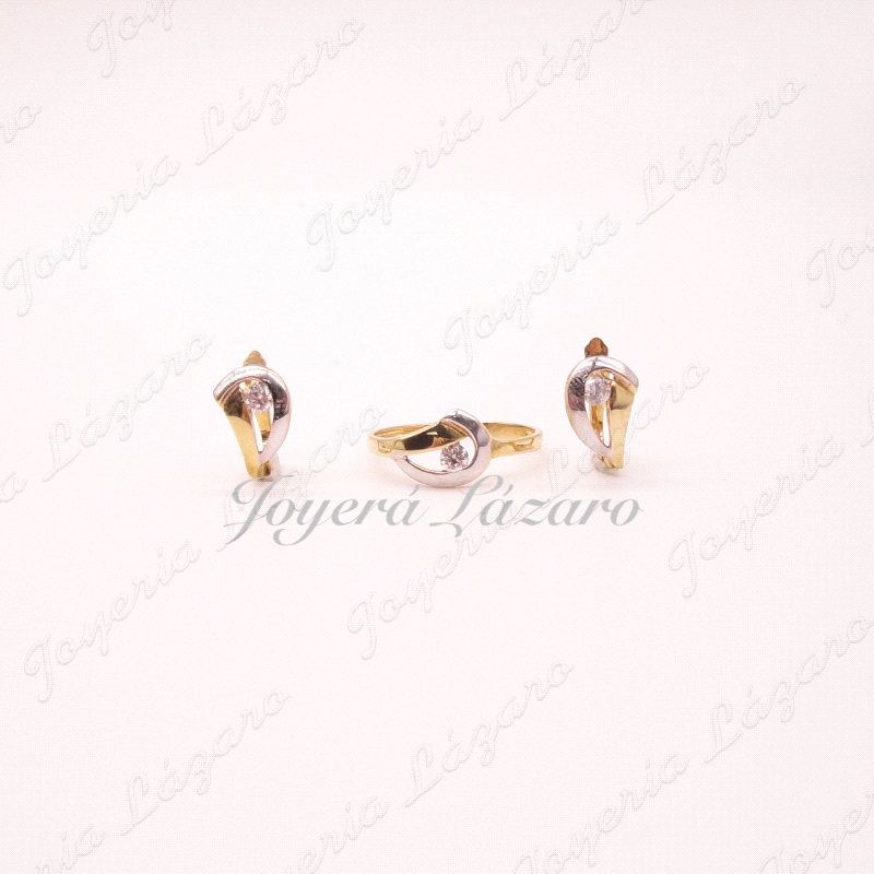 ORO 18 KTS JUEGOS COMUNION BICOLOR