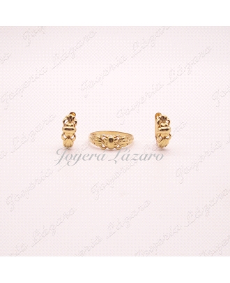 JUEGO 18KTS P+S CALADO