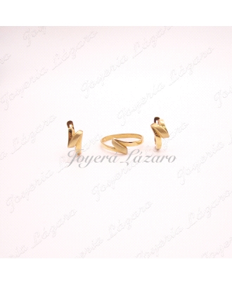 JUEGO 18KTS P+S HEBILLA