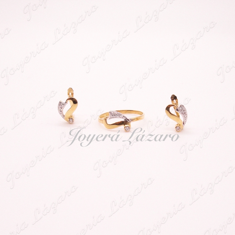 JUEGO 18KTS PEN+SOR BICOLOR+ MICROCIRCO