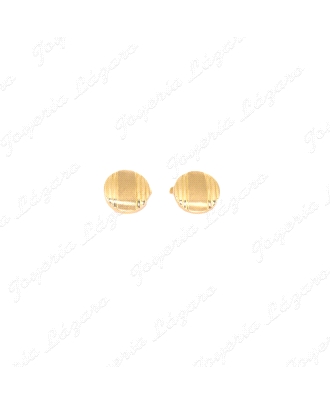 ORO 18 KTS GEMELO REDONDOS M/B.