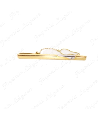 PILLACORBATA ORO BIC.18KTS BRILLANTE