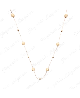 GARGANTILLA ORO 18 KTS BOLAS TALLADAS 5.7MM