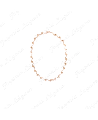 ORO 18 KTS GARGANTILLA SEMIRIGIDA