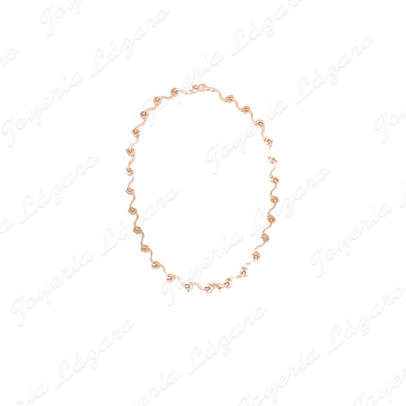 ORO 18 KTS GARGANTILLA SEMIRIGIDA