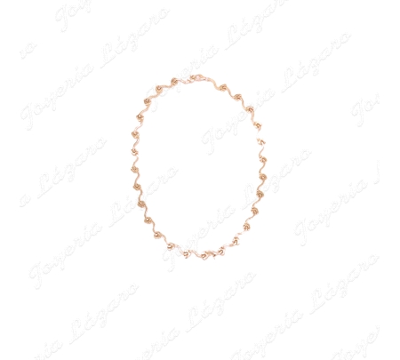 ORO 18 KTS GARGANTILLA SEMIRIGIDA