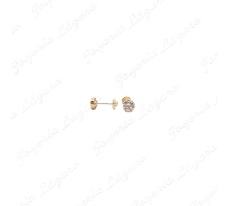 PEND. TORN. ORO 18 KTS CIRCONITA 4MM BOCELADA                                                       