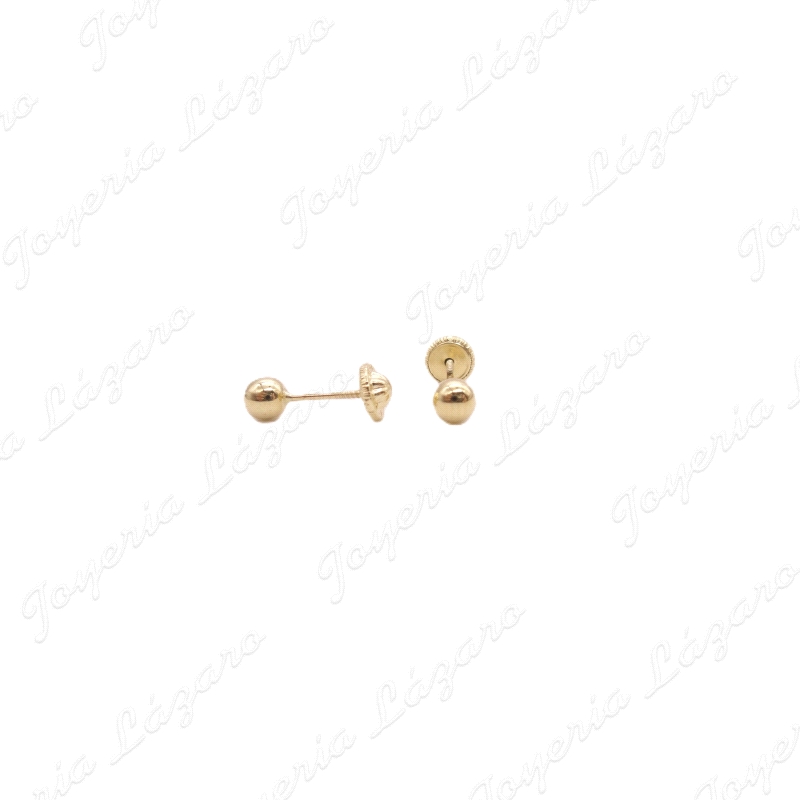 PEND. TORN. ORO 18 KTS BOLITAS 3.5MM                                                                