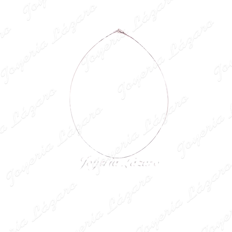 GARGANTILLA 18KTS FINA RIGIDA CABLE