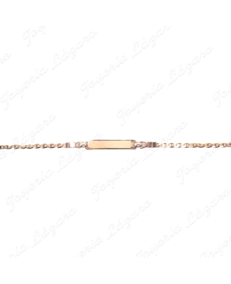 PULSERA 18KT BIC.ESCLAVA BEBÉ 2º POSTURA
