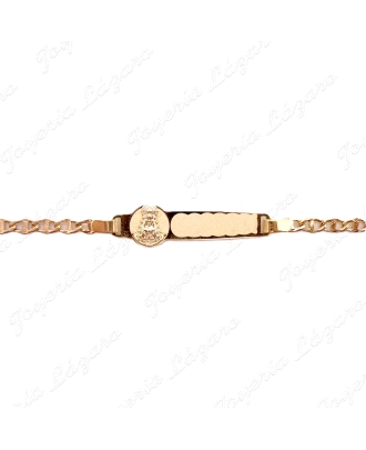 ESCLAVA BEBE ORO 18 KTS VIRGEN ROCIO