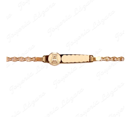 ESCLAVA BEBE ORO 18 KTS VIRGEN ROCIO