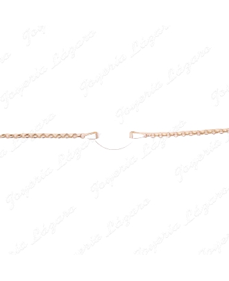 ESCLAVA BEBE ORO 18 KTS PLACA OVAL ROLO