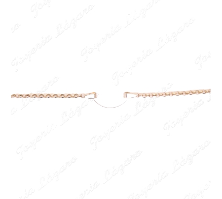 ESCLAVA BEBE ORO 18 KTS PLACA OVAL ROLO