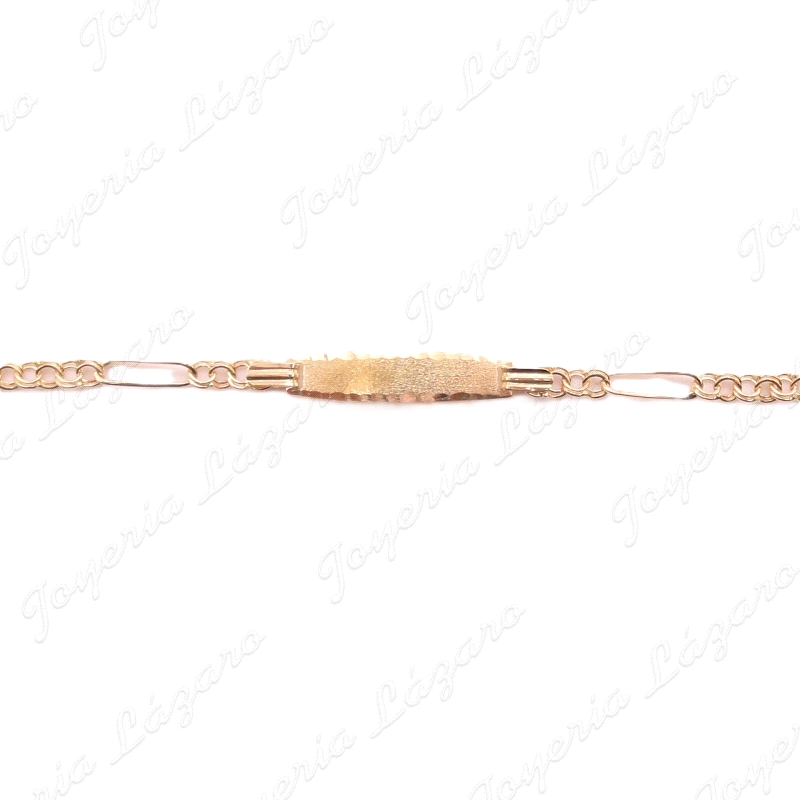 ESCLAVA BEBE ORO 18 KTS 3X1 HUNGARINA