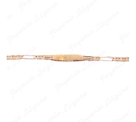 ESCLAVA BEBE ORO 18 KTS 3X1 HUNGARINA