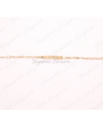 ORO 18 KTS ESCLAVA BEBE 3X1 LISA 2 POSTURAS