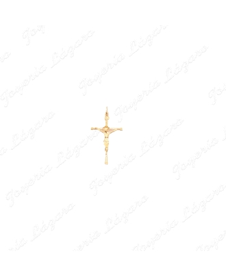 CRUZ ORO 18 KTS CON CRISTO 20X30