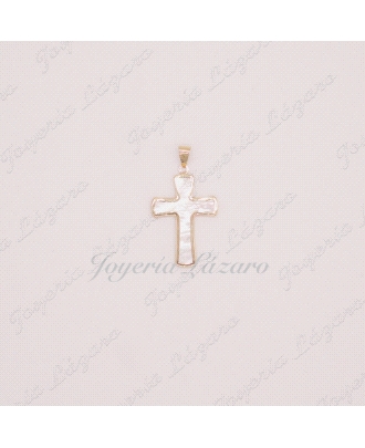 ORO 18 KTS CRUZ NACAR MEDIANA