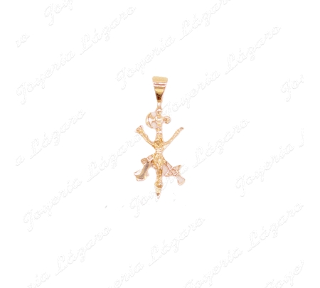 ORO 18 KTS CRISTO LEGION 4.3CM MEDIANA