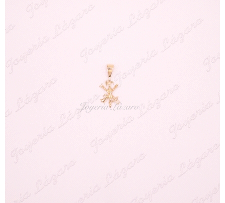 ORO 18 KTS CRISTO LEGION 3.4CM