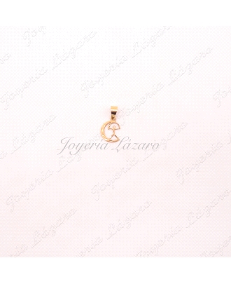 ORO 18 KTS COLGANTE INDALO MEDIA LUNA