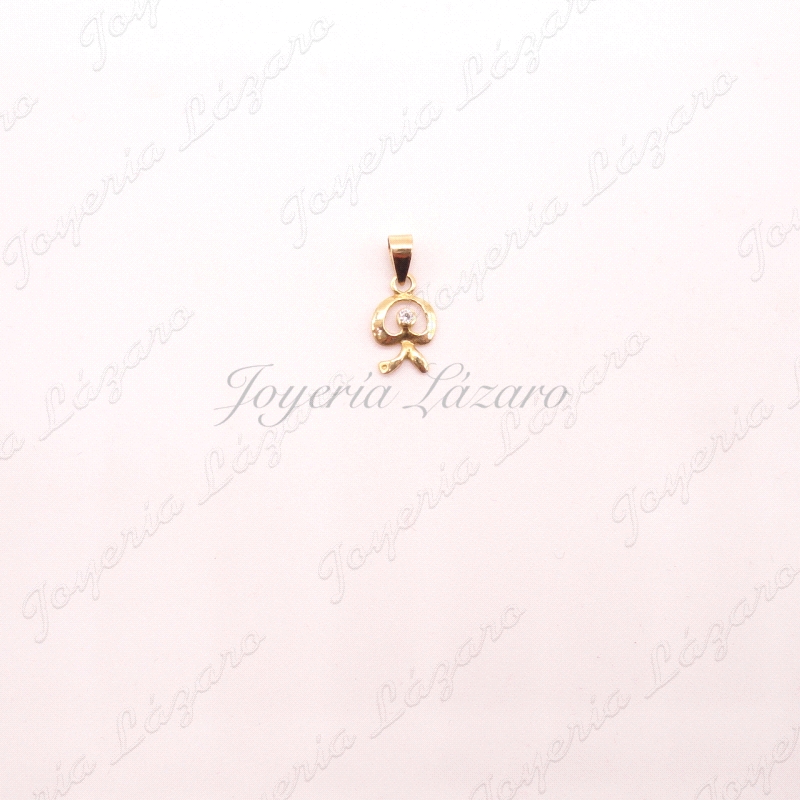 ORO 18 KTS COLGANTE INDALO 1 CIRCONITA