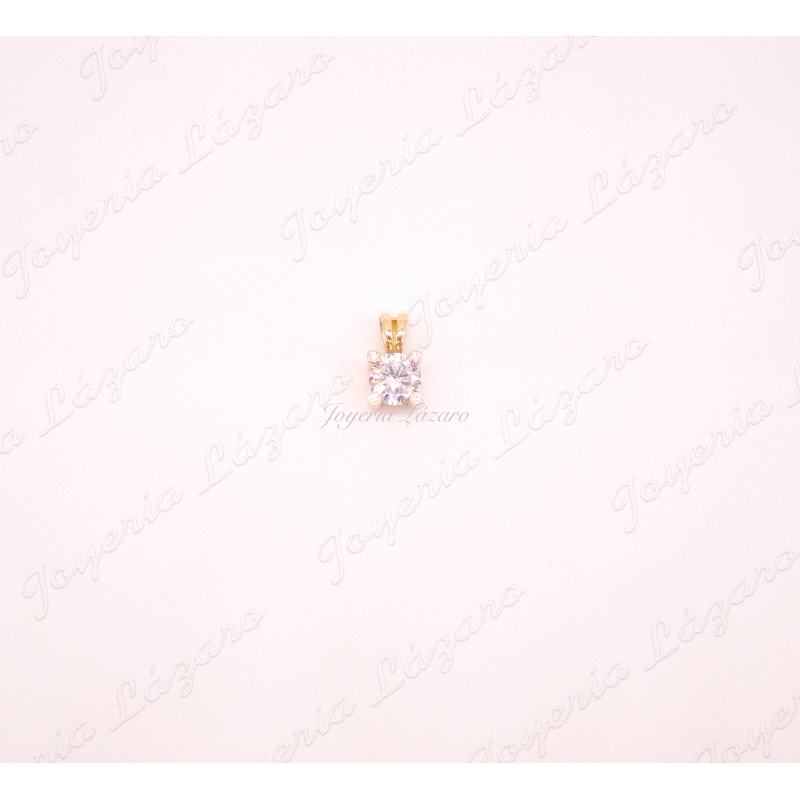 ORO 18 KTS COLGANTE CUAJO 4 GARRAS