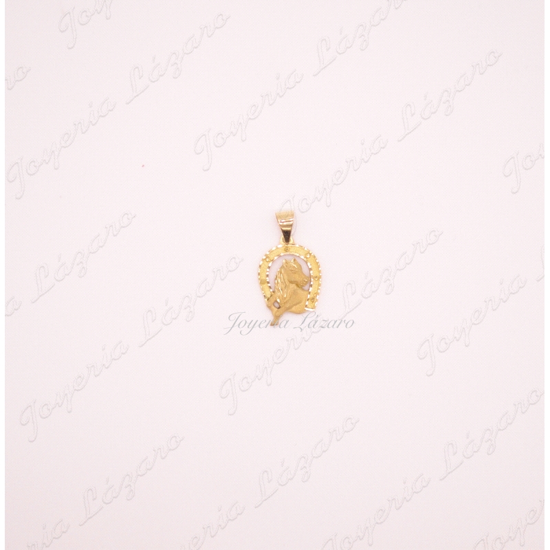 ORO 18 KTS COLGANTE HERRADURA CABALLO