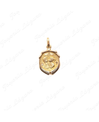 COLGANTE ORO18KT PAREJA AMOR en marco