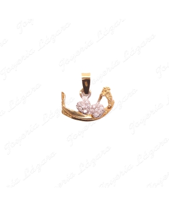 COLGANTE ORO18KT CORAZONES CIRCO. EN GONDOLA