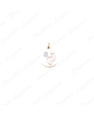 COLG. 18KT PI+OSO REDONDO