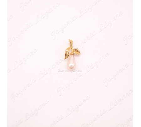 COLGANTE 18KTS PERLA LAGRIMA