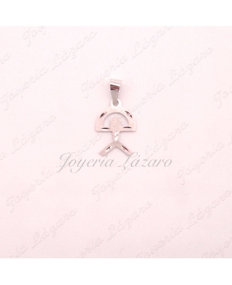 COLG. 18KTS  INDALO MATE Y TALLADO