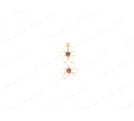 COLGANTE 18KTS MARGARITAS