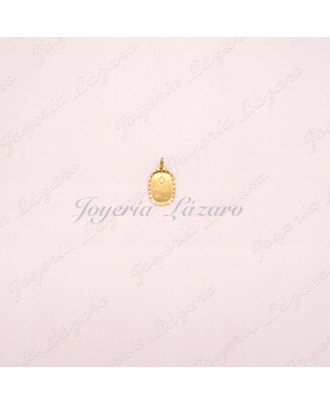 COLGANTE 18KTS PLACA RH PEQUE