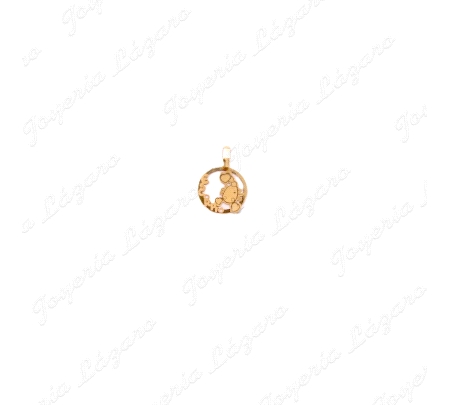 COLGANTE 18KTS HOROSCOPO ESCORPIO17mm