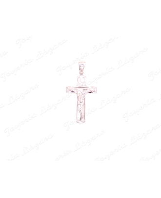 COLGANTE 18KTS CRUZ BL. CRISTO