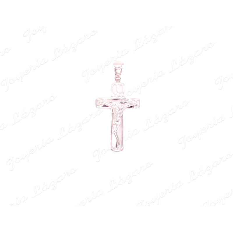 COLGANTE 18KTS CRUZ BL. CRISTO