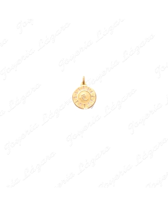 COLGANTE 18KTS HOROSCOPO PISCIS 16mm