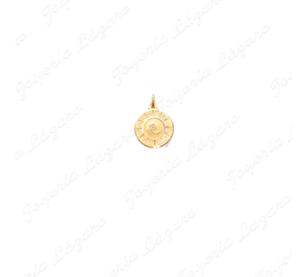 COLGANTE 18KTS HOROSCOPO PISCIS 16mm