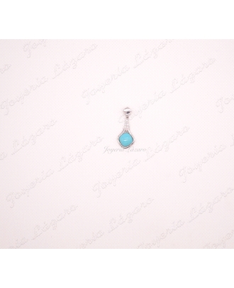 COLGANTE 18KTS BL.PENDULO TUR,.