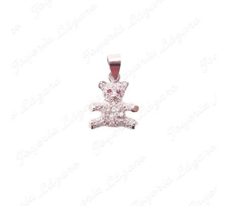 COLGANTE 18KTS BL.CIRCO OSO