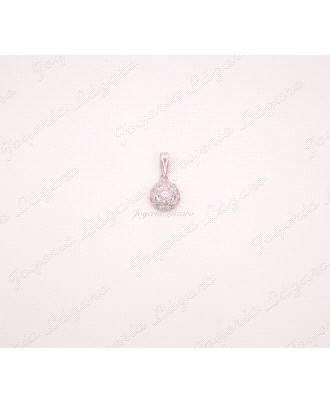 COLGANTE 18KTS BL.CIRCO.