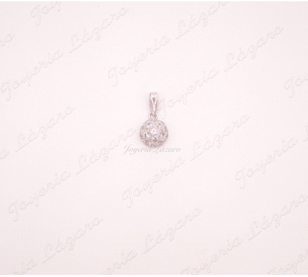 COLGANTE 18KTS BL.CIRCO.