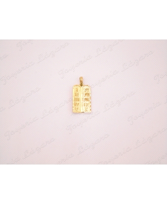 COLGANTE 18KTS TABLAS MOISES