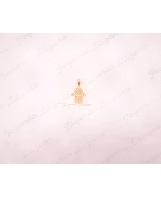 COLGANTE 18KTS MANO FATIMA