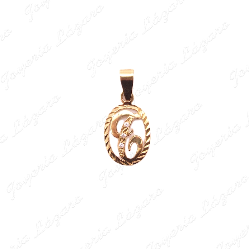 COLGANTE 18KTS LETRAS