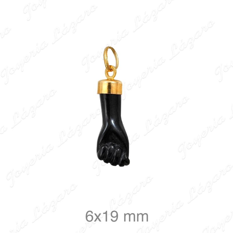 COLGANTE ORO 18 KTS  PUÑO/HIGA 6X19, GRANDE