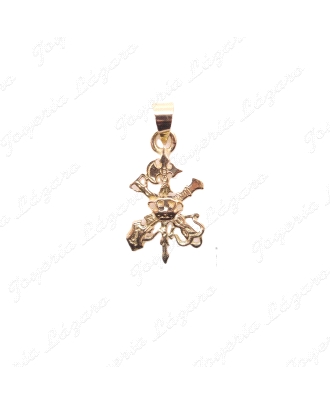 COLGANTE ORO 18 KTS EMBLEMA LA LEGION 20MM